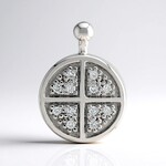 Accessorio in argento con Diamante SI1 (G) (Annette)