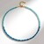 Collana in argento con Apatite Blu