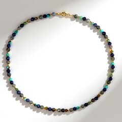 Collana in argento con Labradorite