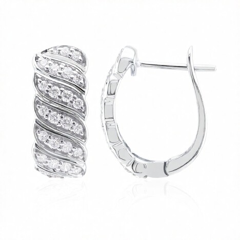 Gouden oorbellen met VVS1 Diamanten (G) (Annette)