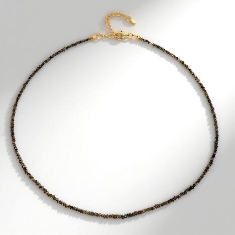 Collana in argento con Diamante Champagne