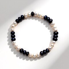 Bracciale con Perla d'Acqua Dolce Blu