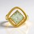 Anello in argento con Ametista Verde (MONOSONO COLLECTION)