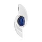 Zilveren hanger met een Nepal Kyaniet (Pallanova)