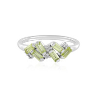 Anello in argento con Peridoto