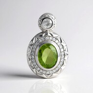 Peridot-Silberanhänger (de Melo Essence)