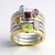 Anello in argento con Peridoto (Adela Silber)