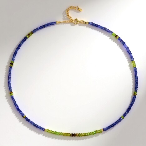 Collana in argento con Tanzanite