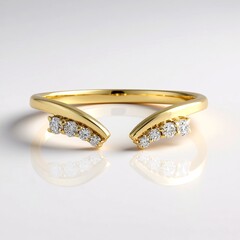 Anello in oro con Diamante IF (G) (de Melo Gold)