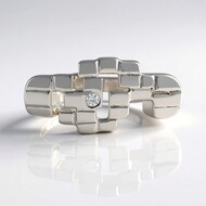 Anello in argento con Zircone (MONOSONO COLLECTION)