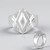 Anello in argento con Zircone (de Melo)