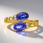 Anello in oro con Tanzanite AAA (CIRARI)