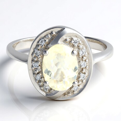 Anello in argento con Ortoclasio