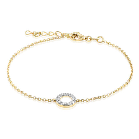 VS1 (G) Brillant-Silberarmband (Annette)