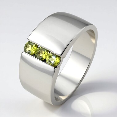 Anello in argento con Idocrasio