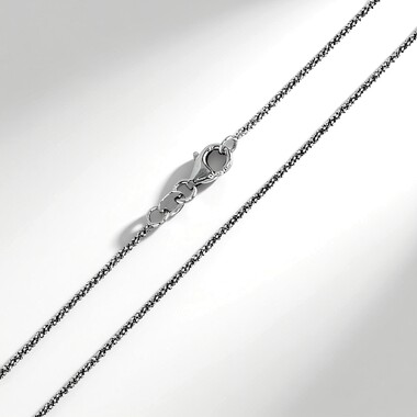 Silber-Criss-Cross-Kette - 2,7 g - 45 cm