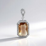 Pendentif en or et Pierre du Soleil de l’Orégon (AMAYANI)