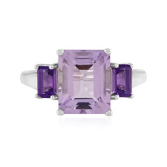 Lavendel-Amethyst-Silberring