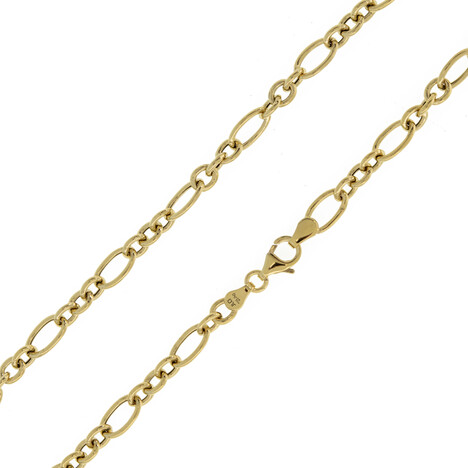 Silber-Ankerkette - 7,54 g - 45 cm - vergoldet