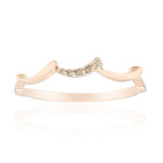 Anillo en oro con Diamante rosa de Francia de Argyle SI1 (Annette)