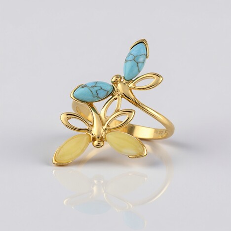 Anello in argento con Turchese (dagen)