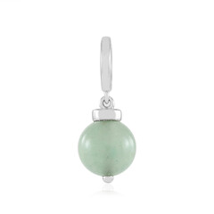 Colgante en plata con Aventurina verde