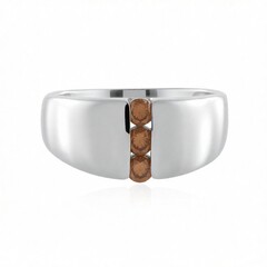 Anillo en oro con Diamante champán I2 (de Melo Gold)