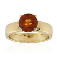 Anello in argento con Citrino Madeira