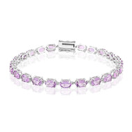 Amethyst-Silberarmband
