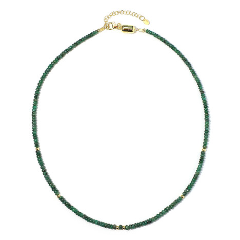 Sambia-Smaragd-Silberhalskette