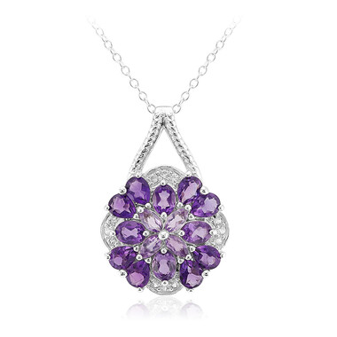 Collana in argento con Ametista