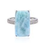 Larimar-Silberring