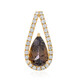 Ciondolo in oro con Tanzanite (non riscaldata)