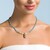 Collar en plata con Labradorita (Riya)