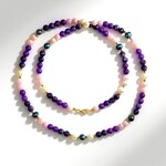Collana in argento con Ametista (Riya)