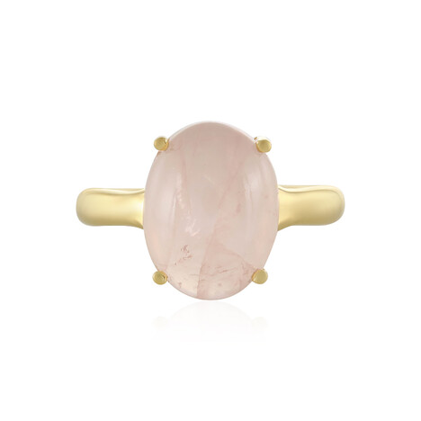 Anillo en plata con Cuarzo rosa