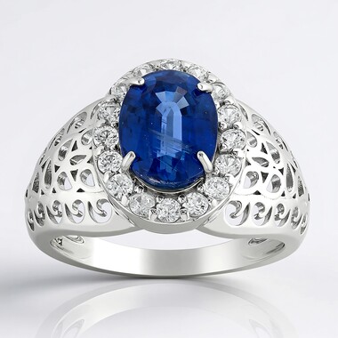 Nepal Kyanite Silver Ring (SAELOCANA)