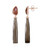 Smoky Quartz Silver Earrings (KM by Juwelo)
