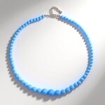 Collana in argento con Quarzo Acqua