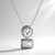 Collana in argento con Topazio Bianco