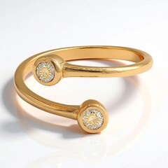 Anello in oro con Diamante Rose de France SI1 di Argyle (Annette)