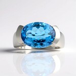 Anello in argento con Topazio Marambaia
