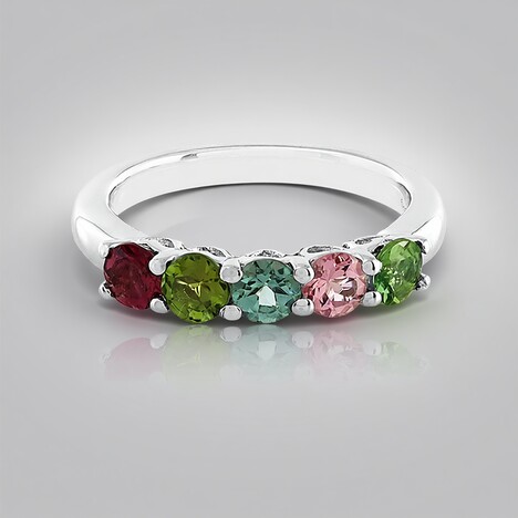 Anello in argento con Tormalina