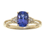Bague en or et Tanzanite AAA (CIRARI)