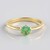 Anello in argento con Smeraldo Russo