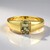 Anello in oro con Diasporo cangiante (Tenner Diniz)