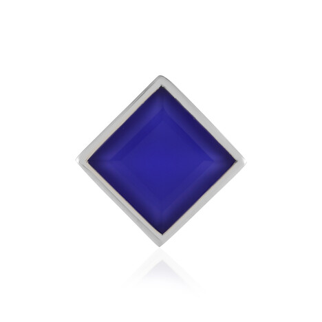 Colgante en plata con Calcedonia azul (MONOSONO COLLECTION)