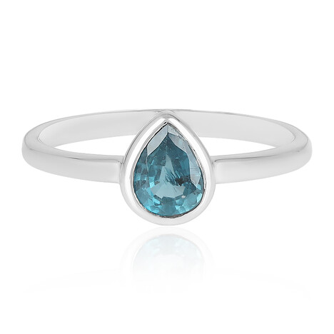 Petrol-Kyanit-Silberring