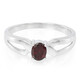 Zilveren ring met een rhodliet