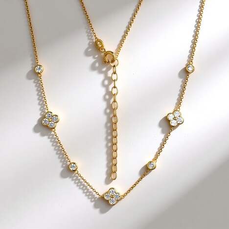 Collana in argento con Zircone